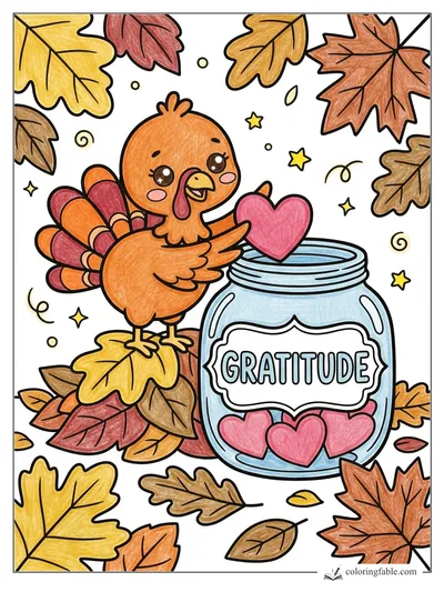 Colored example of this coloring page