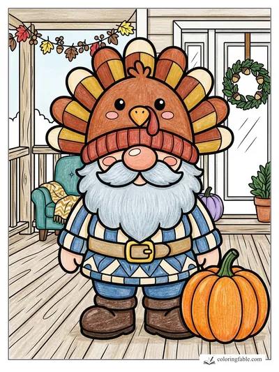 Colored example of this coloring page