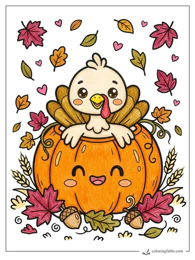 Colored example of this coloring page