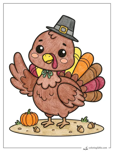 Colored example of this coloring page