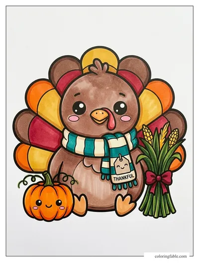 Colored example of this coloring page