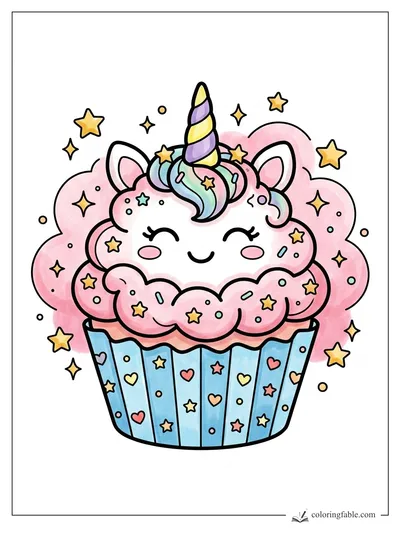 Colored example of this coloring page