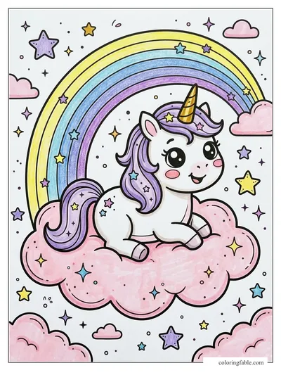 Colored example of this coloring page