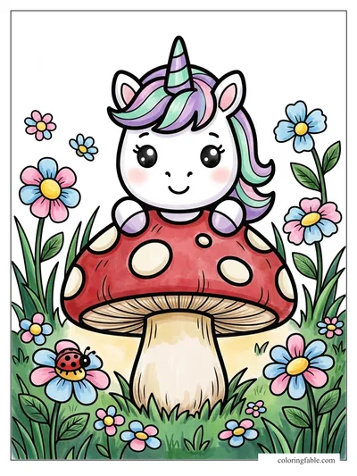 Colored example of this coloring page