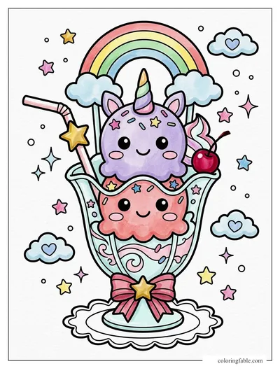 Colored example of this coloring page