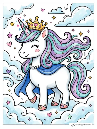 Colored example of this coloring page