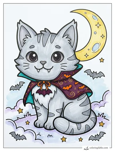 Colored example of this coloring page