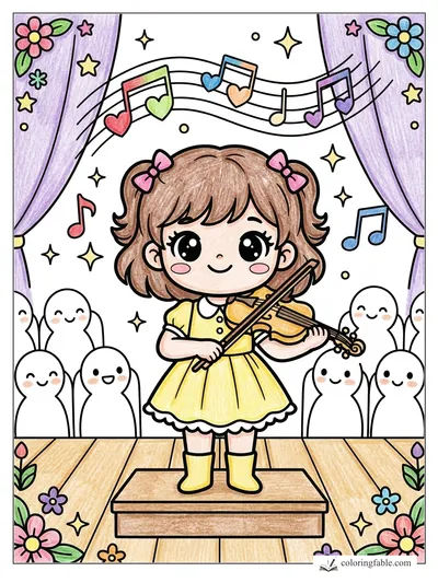 Colored example of this coloring page