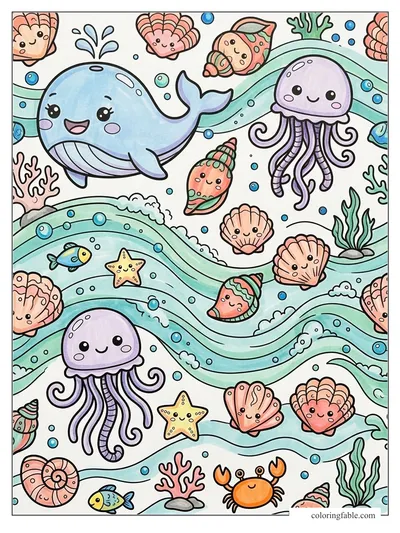 Colored example of this coloring page