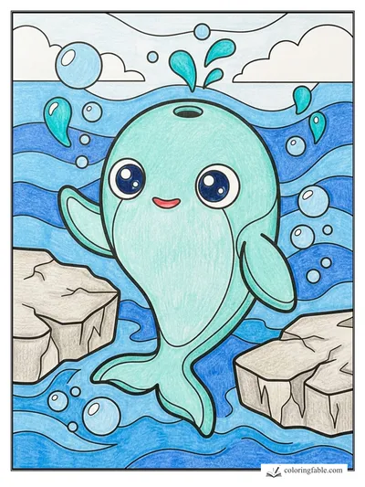 Colored example of this coloring page