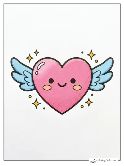 Colored example of this coloring page
