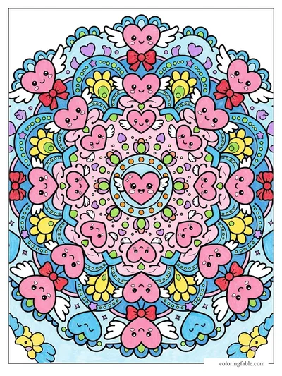 Colored example of this coloring page