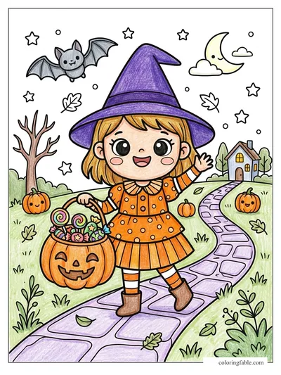 Colored example of this coloring page