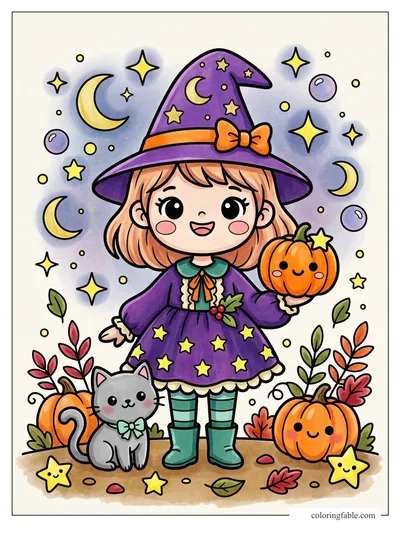 Colored example of this coloring page