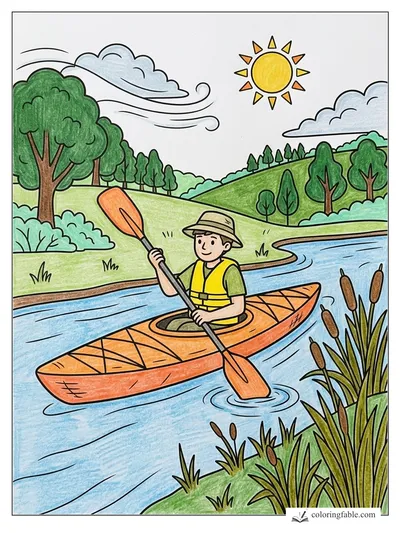 Colored example of this coloring page