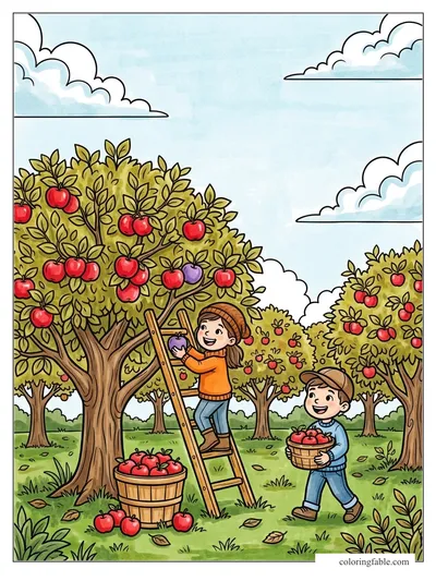 Colored example of this coloring page