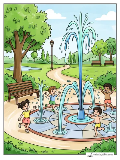 Colored example of this coloring page