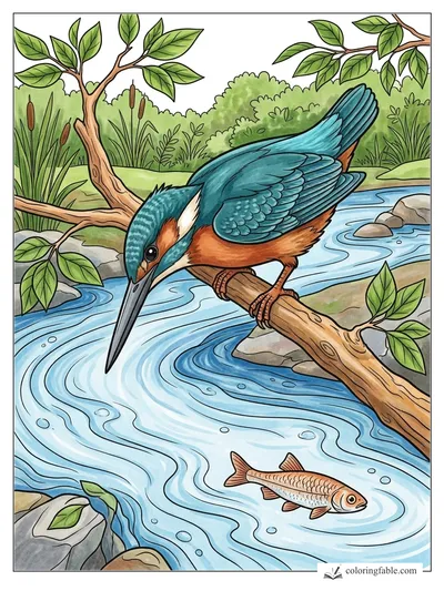 Colored example of this coloring page