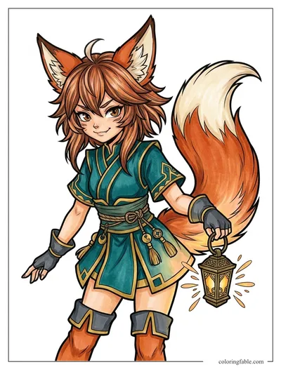 Colored example of this coloring page
