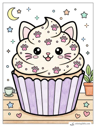 Colored example of this coloring page