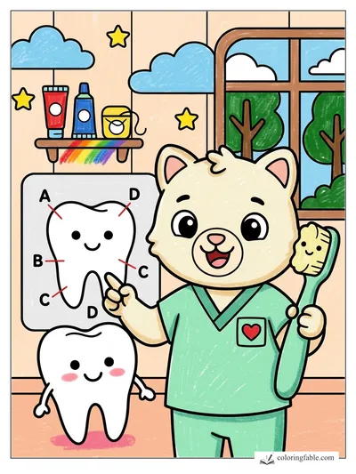 Colored example of this coloring page