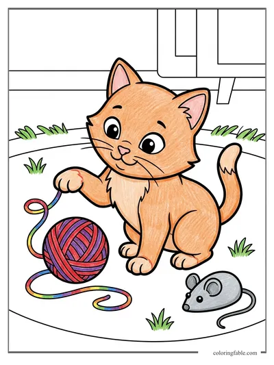 Colored example of this coloring page