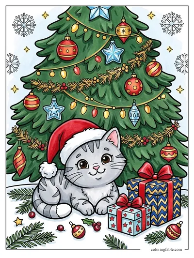 Colored example of this coloring page