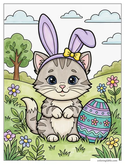 Colored example of this coloring page