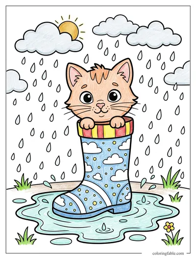 Colored example of this coloring page