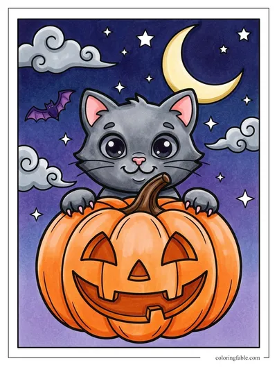 Colored example of this coloring page