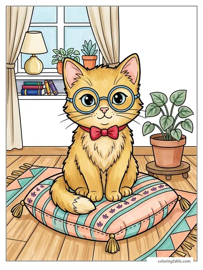 Colored example of this coloring page