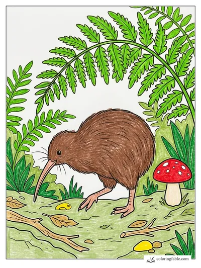 Colored example of this coloring page