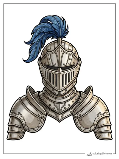 Colored example of this coloring page