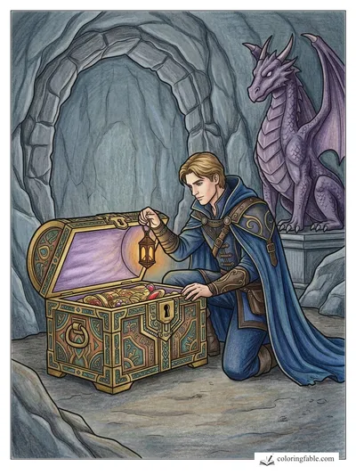 Colored example of this coloring page