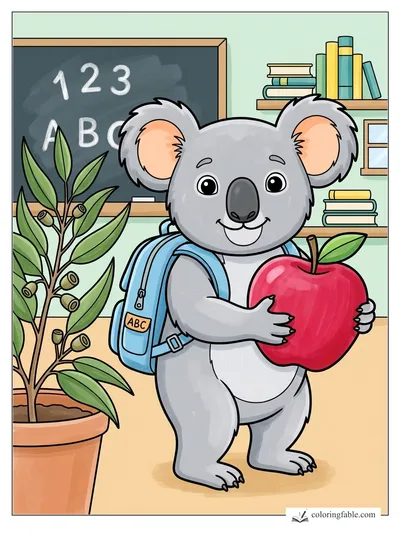 Colored example of this coloring page