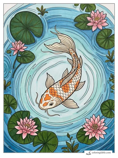 Colored example of this coloring page