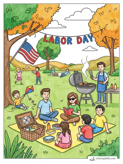 Colored example of this coloring page