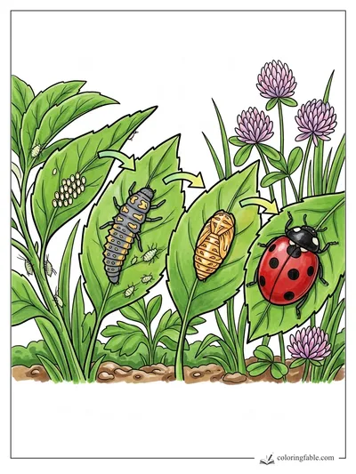 Colored example of this coloring page