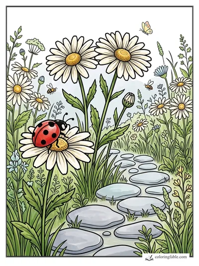 Colored example of this coloring page