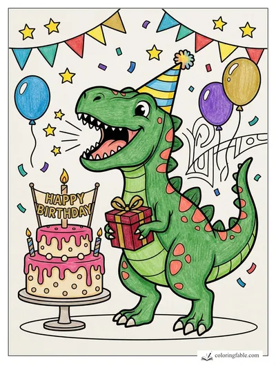 Colored example of this coloring page