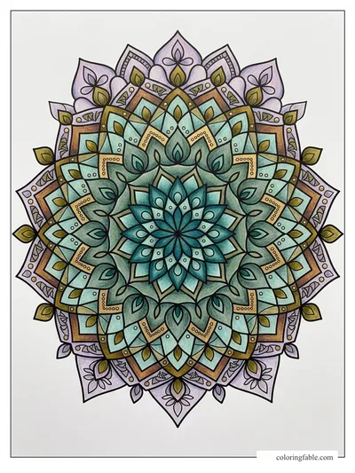 Colored example of this coloring page
