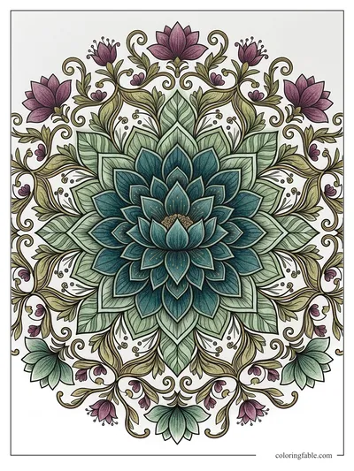 Colored example of this coloring page