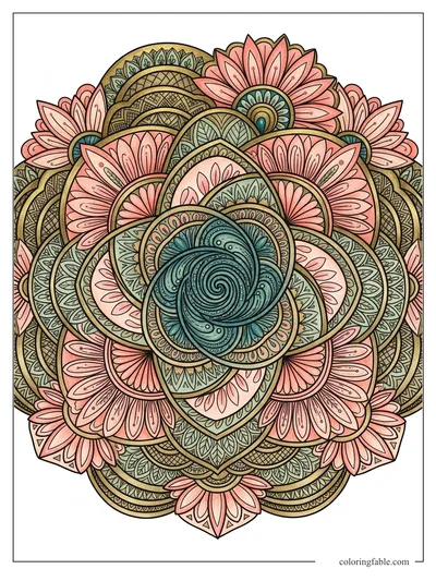 Colored example of this coloring page