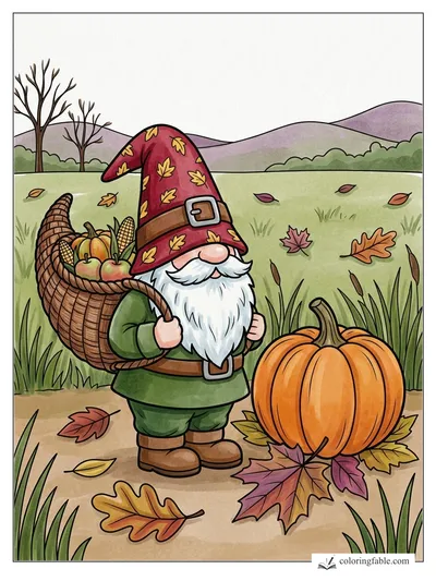 Colored example of this coloring page