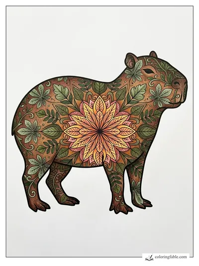 Colored example of this coloring page