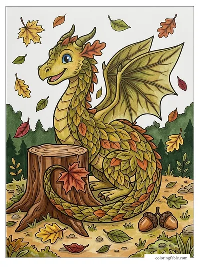 Colored example of this coloring page