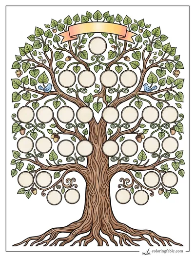 Colored example of this coloring page