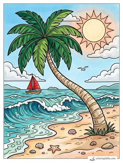 Colored example of this coloring page
