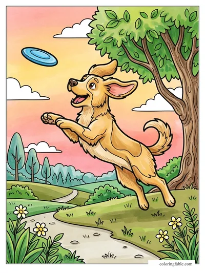 Colored example of this coloring page