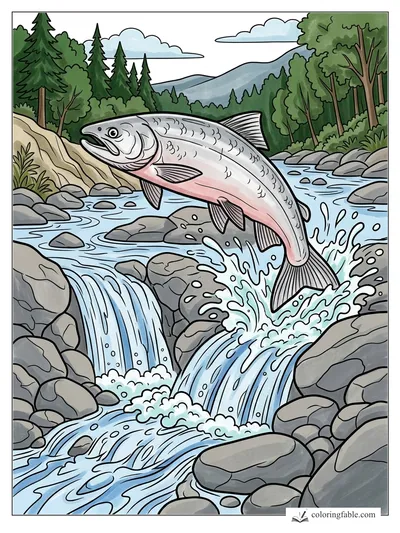 Colored example of this coloring page